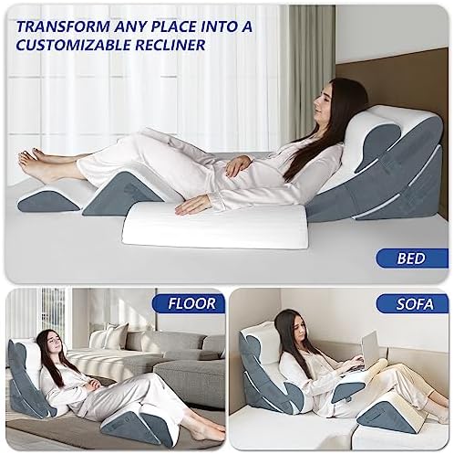 KingPavonini 6PCS Orthopedic Bed Wedge Pillow Set 1