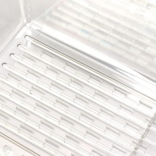 DriKou Kitchen Sink Colander Clear Adjustable Strainer