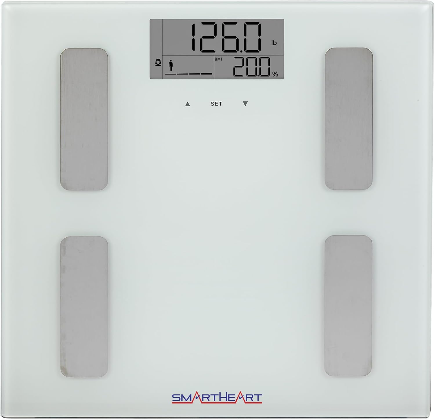 SmartHeart Digital Body Composition Scale with 8 User Profiles