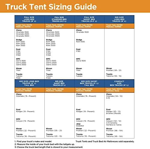 Rightline Gear Truck Bed Air Mattress With Pump