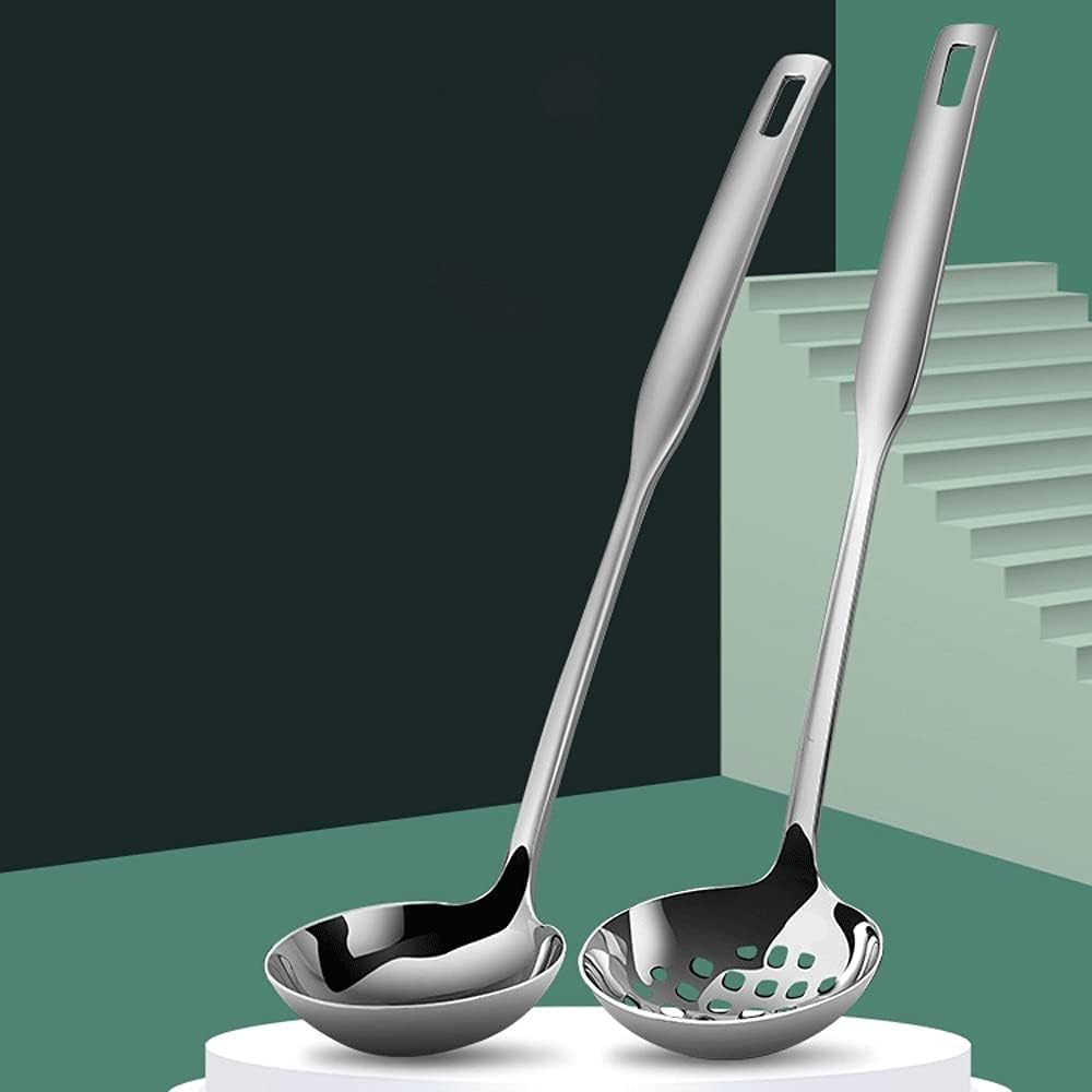Stainless Steel Colander for Porridge and Hot Pot Use - Silver Medium