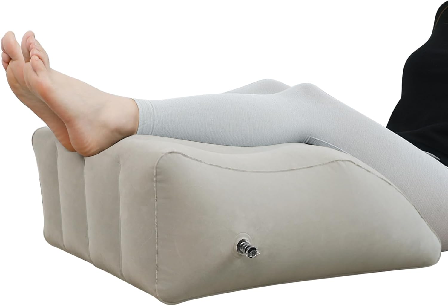 Inflatable Leg Elevation Pillow for Comfort and Swelling Relief