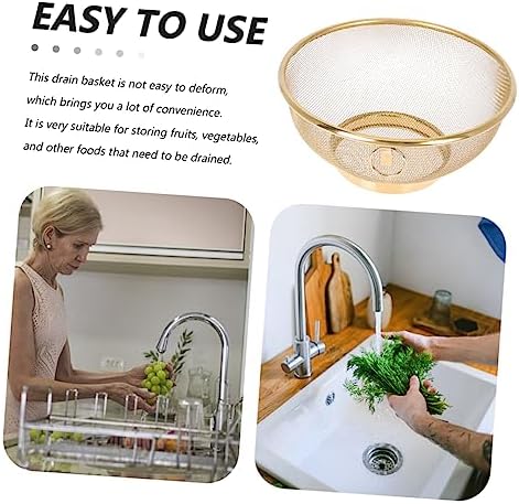 KONTONTY Stainless Steel Colander with Bowl