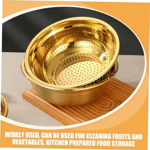 SHOWERORO Fine Mesh Stainless Steel Colander