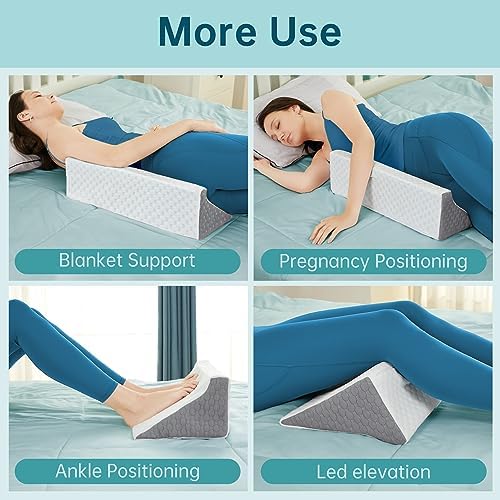 Touchutopia Wedge Pillow for Side Sleepers