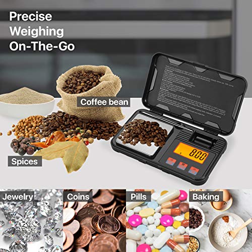 Flexzion Digital Scale Pocket Size 50g 001g Precision