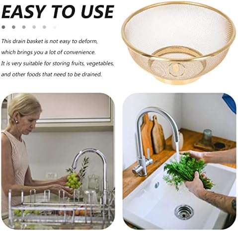 Cabilock Stainless Steel Colander with Fine Mesh