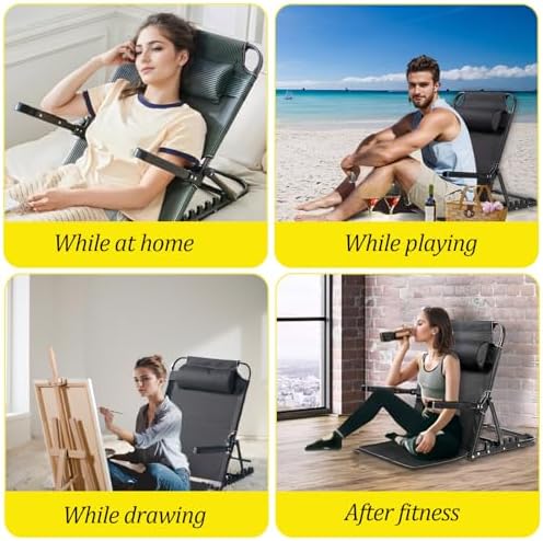 Timoau Bed Backrest Support Chair with 7 Speed Adjustment