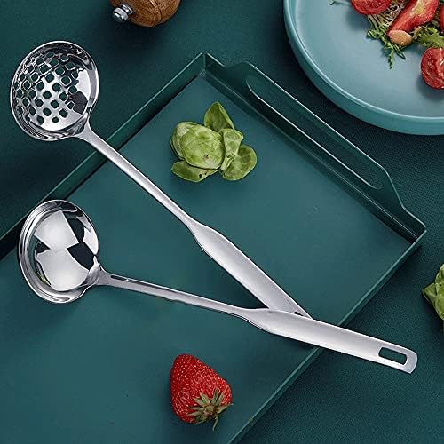 Stainless Steel Colander for Porridge and Hot Pot Use - Silver Medium