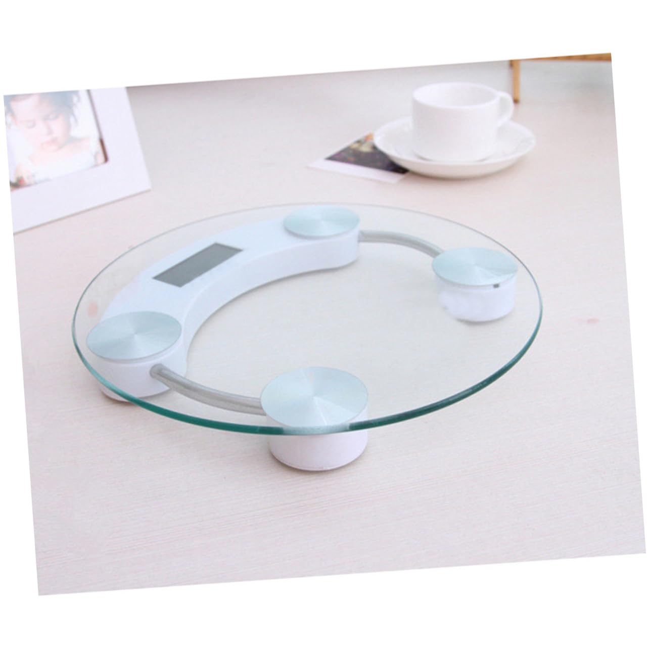 Beavorty 26cm Digital LCD Body Weight Scale 400lb Auto-onOff