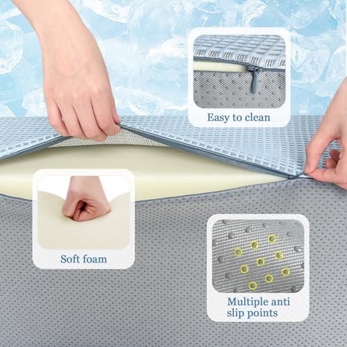 Cooling Bed Wedge Pillow for Side Sleepers and Elderly