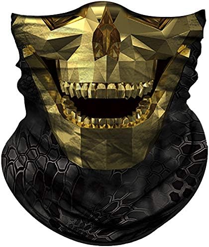 Obacle 3D Face Mask Neck Gaiter Multi-Use for Men Women