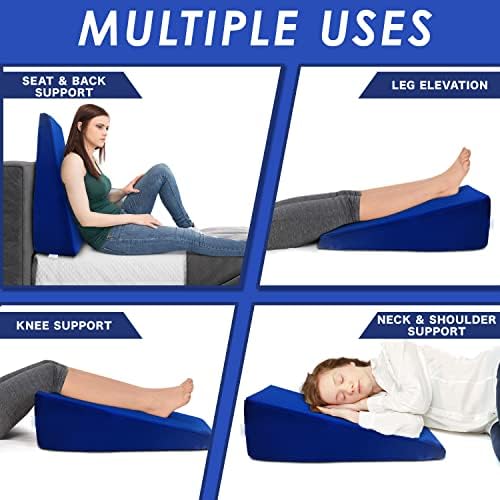 Bed Block Acid Reflux Wedge Pillow 75 Inch Lift
