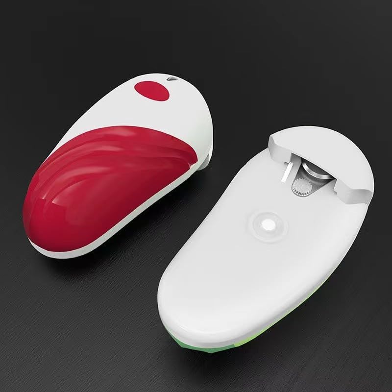 Electric Can Opener - Food-Safe Battery-Powered One-Touch Operation