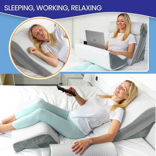 4PCS Orthopedic Wedge Pillow Set for Post Surgery Support