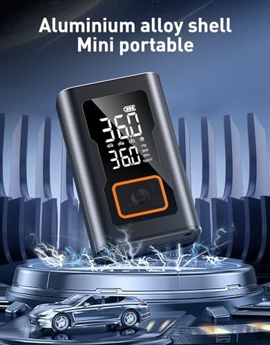 LYTFEI Tire Inflator Portable Air Compressor with Digital Gauge