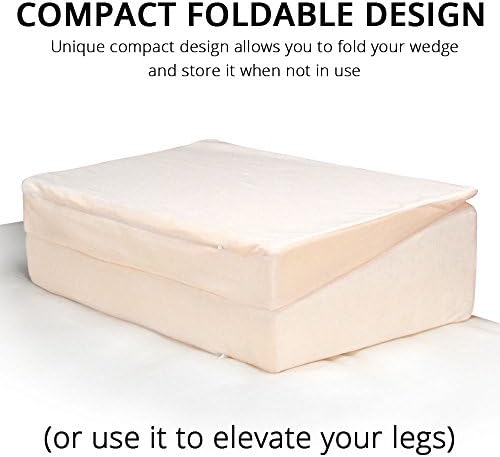Contour Folding Bed Wedge for Reflux and Back Support