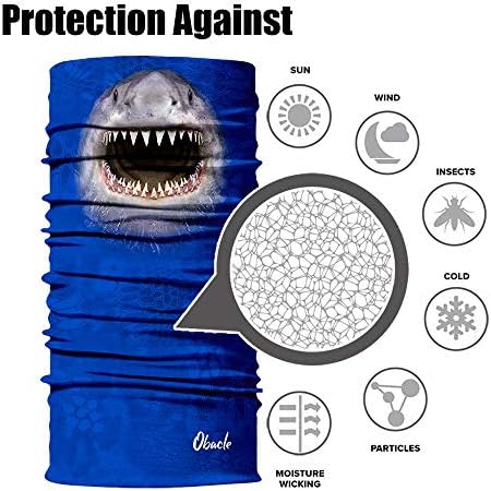 Obacle 3D Animal Bandana Face Mask for Men Women