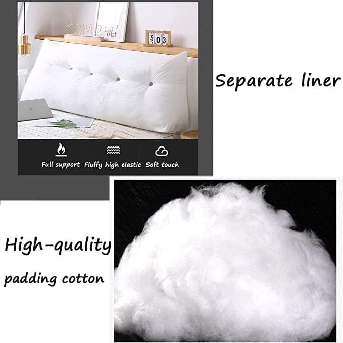 BBHW Headboard Cushion Wall Pillow with Pockets