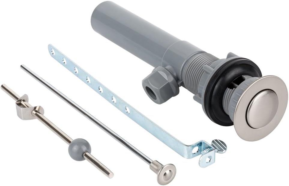 Dura Faucet DF-PU201-SN RV Pop-Up Drain with Overflow