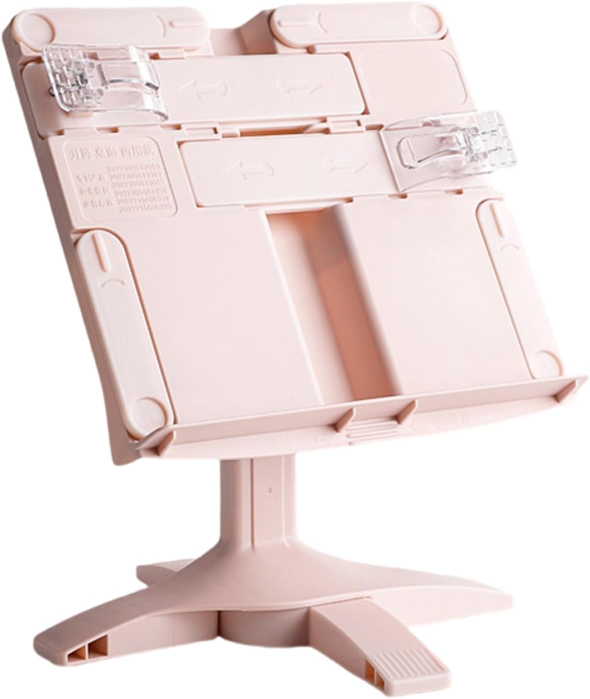 Folding Book Stand for Reading Textbook with Adjustable Height and Angles 1