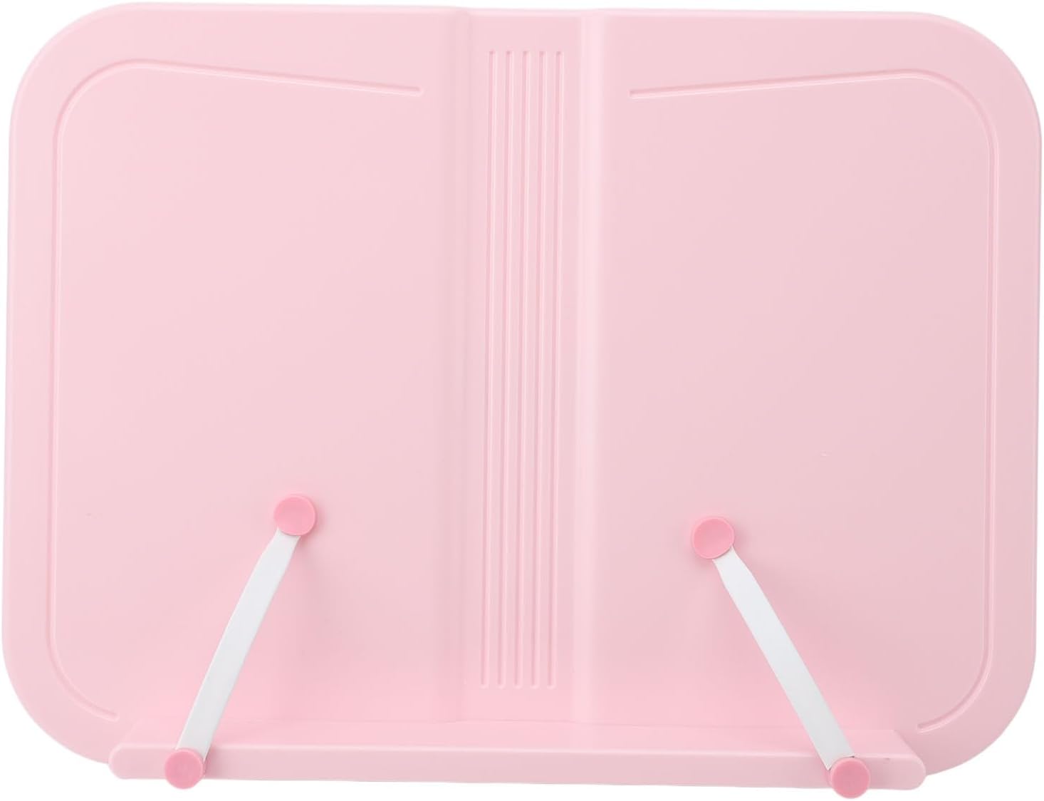Adjustable Pink Book Stand for Tablet and Cookbook