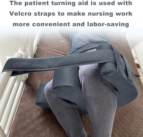 Sexysamba Bed Rest Turning Pillow with Fixing Strap Gray
