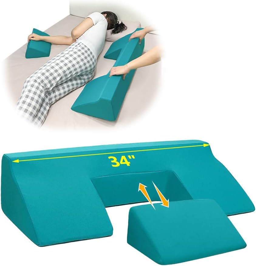 NEAUDE Bed Sore Prevention Wedge Pillow with Detachable Design