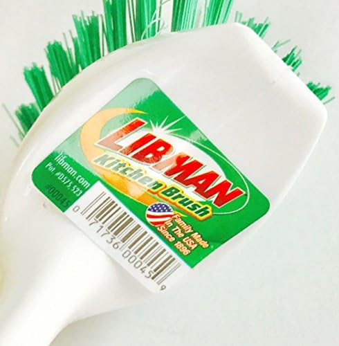 Libman Dish Brush Set - 2 Pack Green Kitchen Pan Cleaner