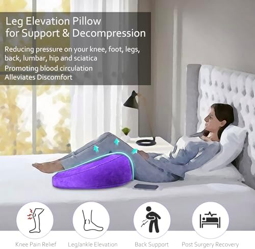 Heart Shape Leg Elevating Pillow for Swelling Relief