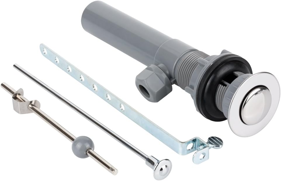 Dura Faucet RV Bathroom Pop-Up Drain Chrome