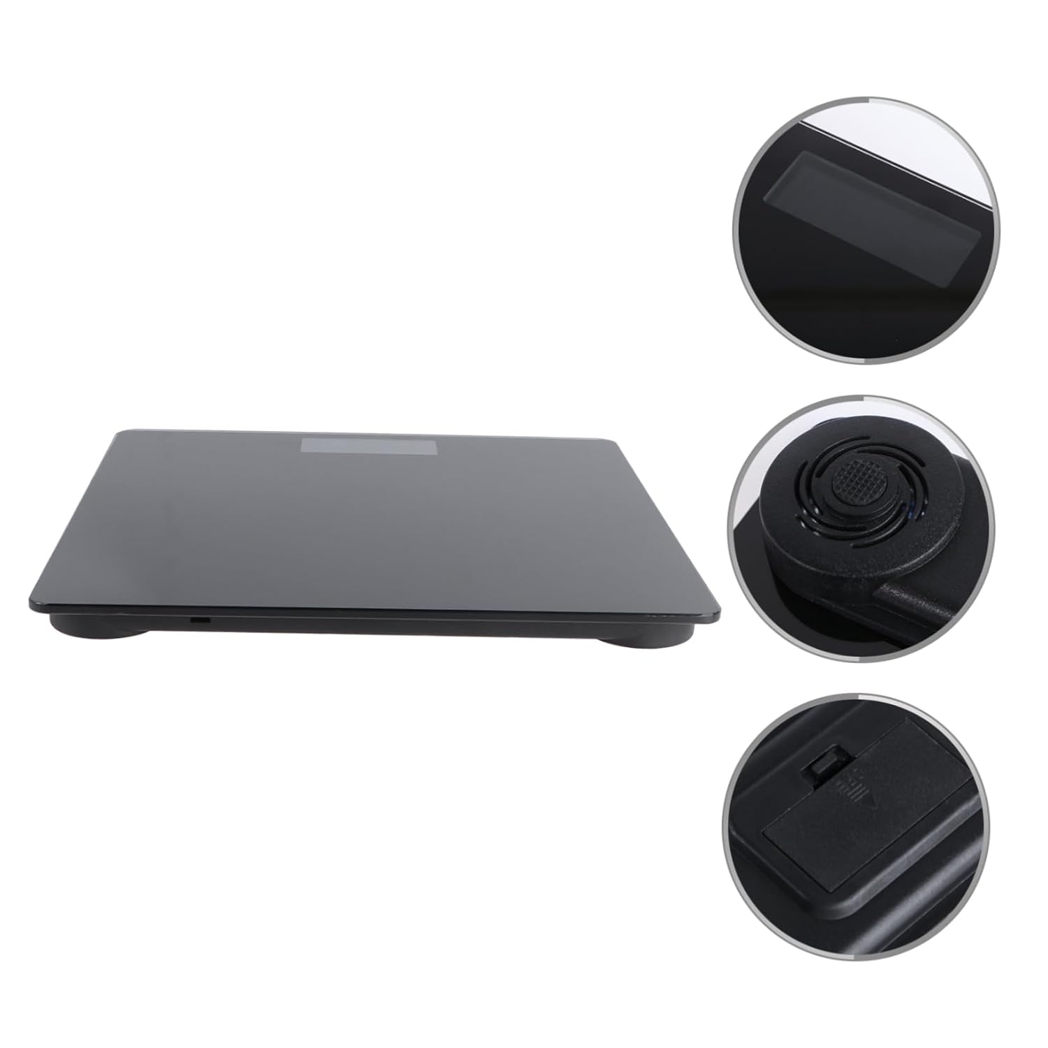 ORFOFE Digital Scales for Home Black LCD Display 01kg Precision