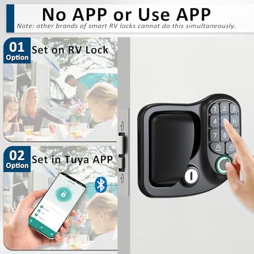 Wodli 4-in-1 Keyless Entry RV Door Lock