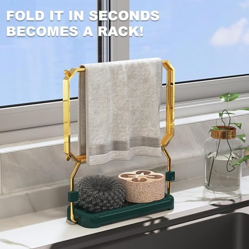 Space-Saving Foldable Mesh Mate Sink Strainer
