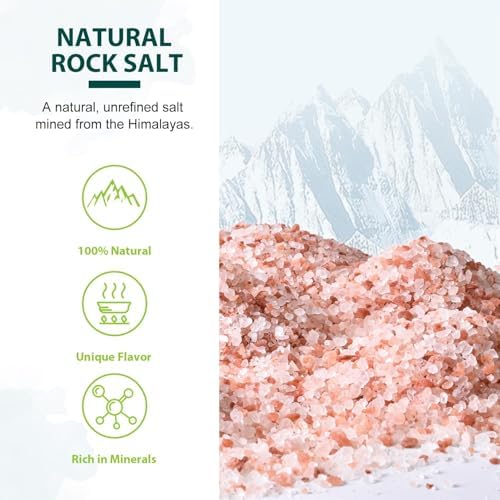 Soeos Himalayan Pink Salt Coarse Grinder Set