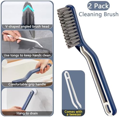 Puisa Hard Bristle Crevice Cleaning Brush