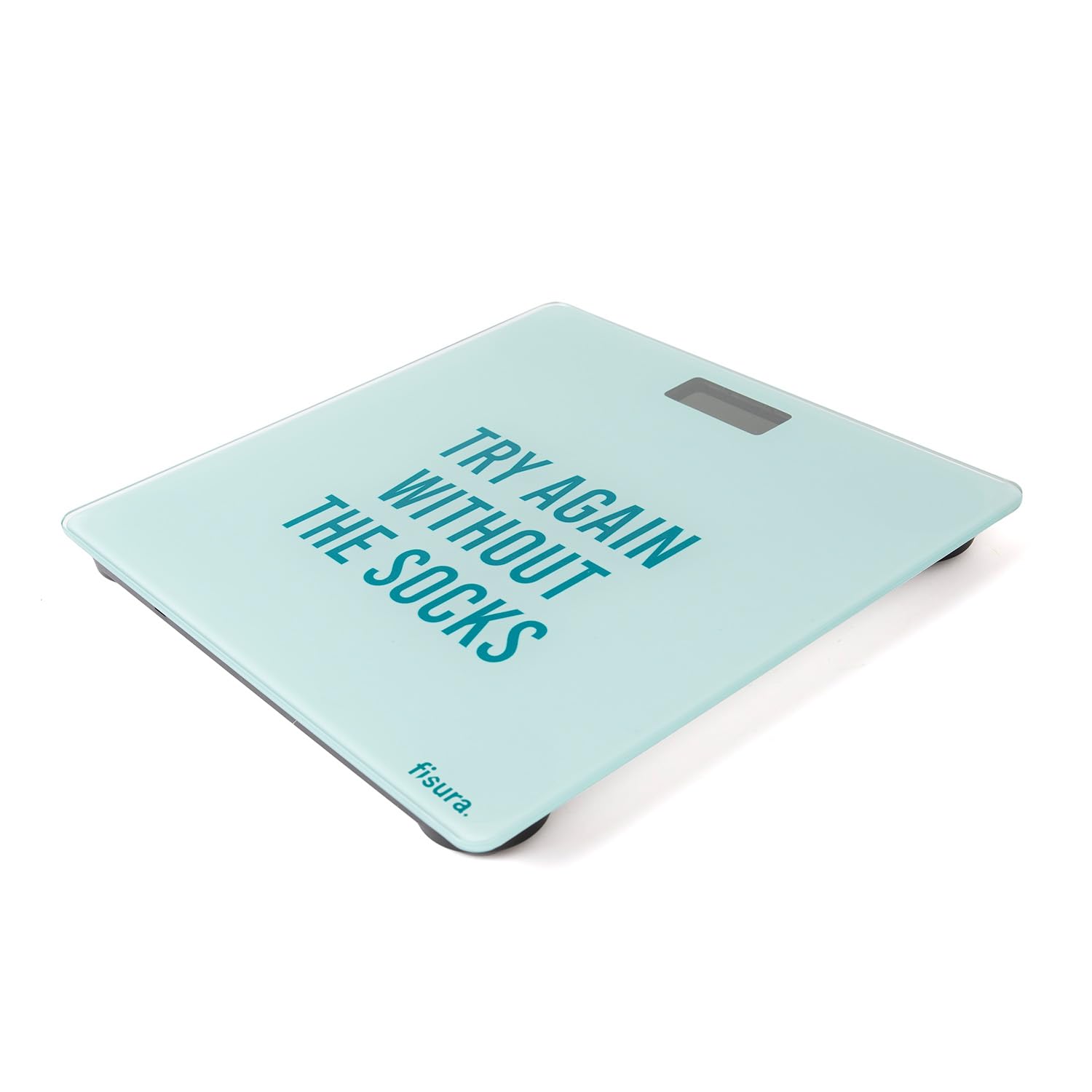 Fisura Digital Bathroom Scale with Try Again Socks Challenge