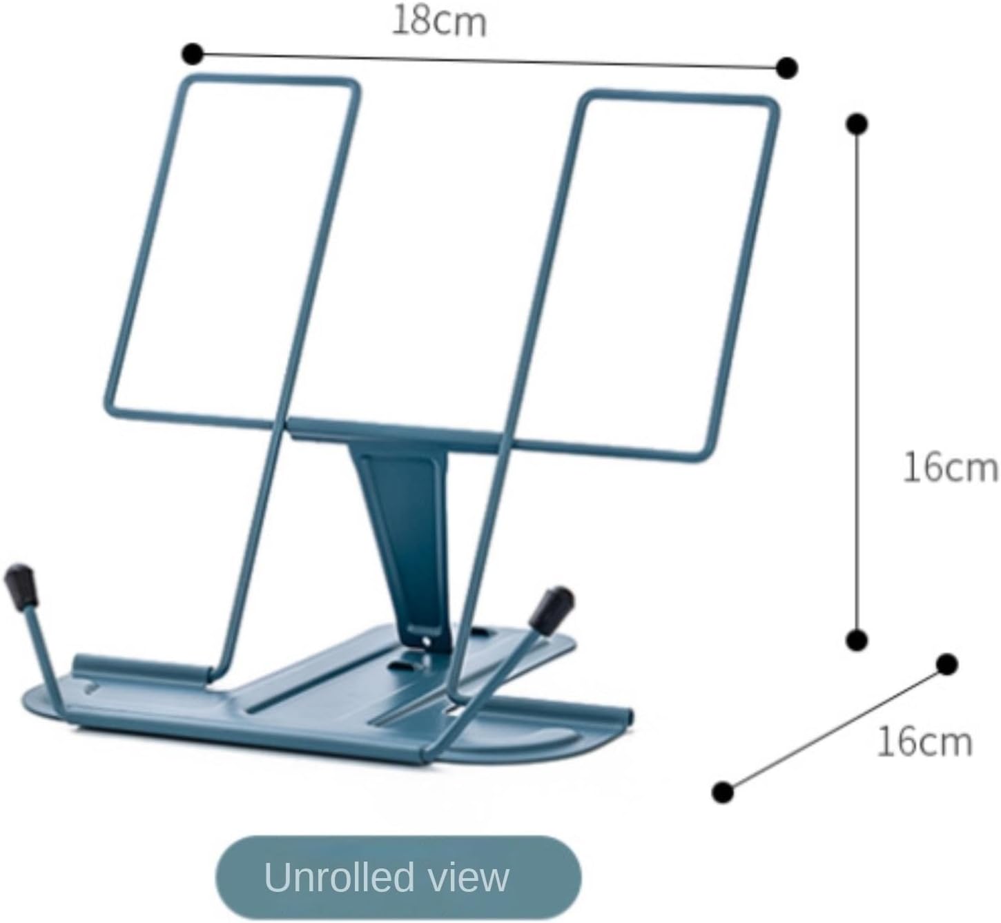 QUQUQ Adjustable Cookbook Stand Pink