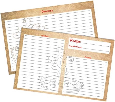 Better Crafts Kitchen Classics Recipe Cards 50 Double Sided