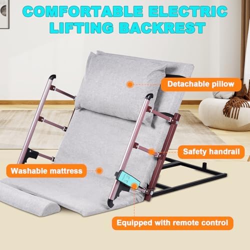 YUCHENGTECH Electric Adjustable Bed Backrest with Foldable Armrest