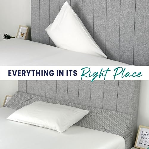 Triangle Bed Wedge Pillow for Headboard Gap - 0-8 Fit