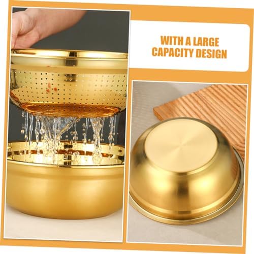 SHOWERORO Fine Mesh Stainless Steel Colander