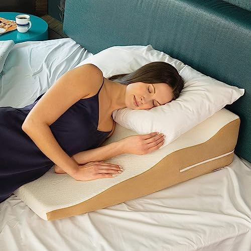 Avana Contoured Bed Wedge Pillow for Side Sleepers