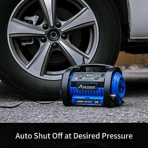 Avid Power Tire Inflator ACDC Portable Air Compressor