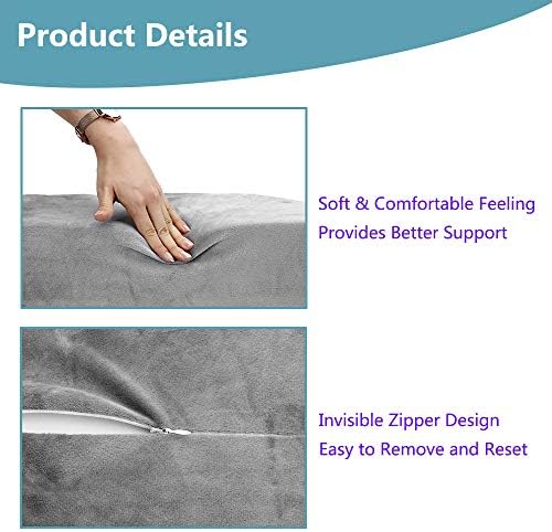 Zelen Leg Elevation Pillow for Sleeping and Recovery