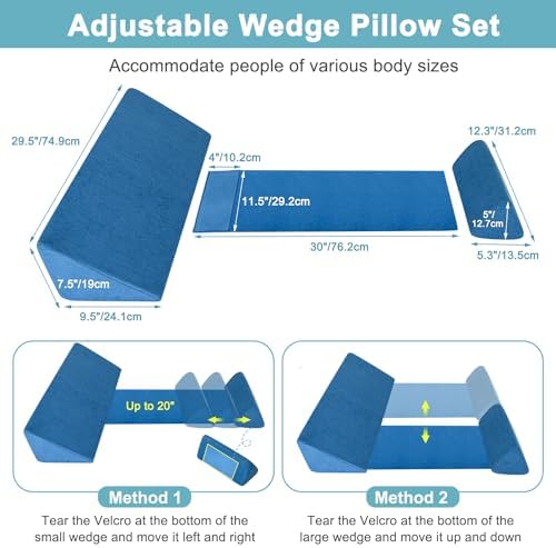 KAAMOS Positioning Wedge Pillow for Bed Sore Prevention