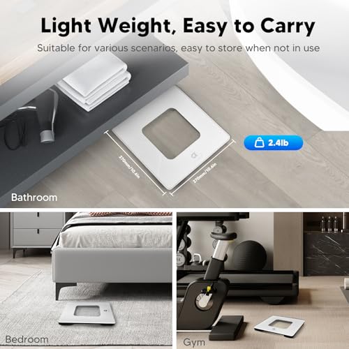 arboleaf Digital Bathroom Scale with LED Display
