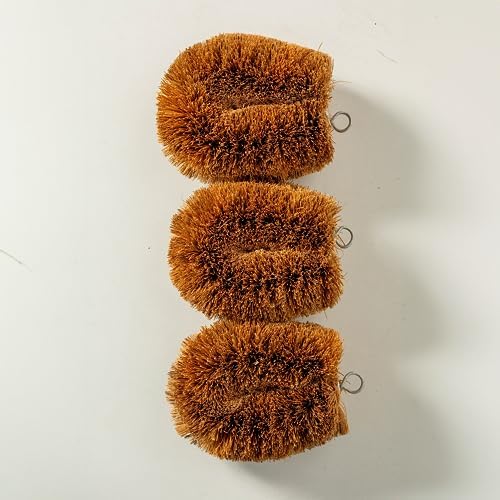 Growbycoco Pack of 6 Tawashi Coconut Coir Cleaning Brushes 1