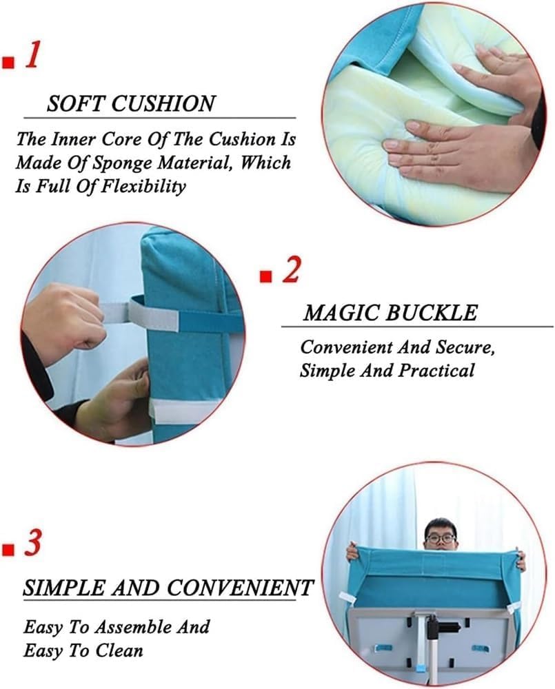 Adjustable Bed Backrest Pillow with Electric Pump System