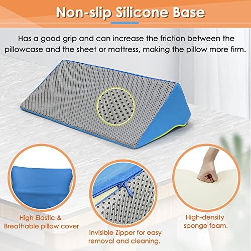 NEPPT 30 Degree Bed Wedge for Back Pain and Leg Elevation